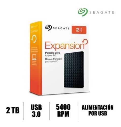 Disco Externo 2tb 2000gb Seagate 2.5  Garantia 2 Años