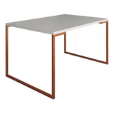 Mesa De Escritório Cobre Home Office 150x60