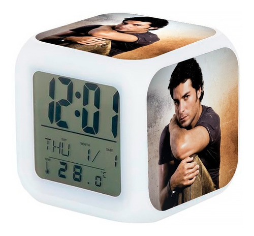 Reloj Despertador Chayanne Con Luz Led 