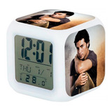 Reloj Despertador Chayanne Con Luz Led 