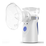 Inhalador Nebulizador Portátil Recargable Bivolt Color Blanco 110v/220v