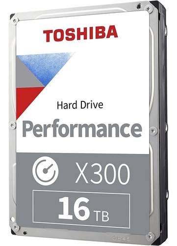 Disco Duro Interno Hdd Toshiba X300 Performance 16tb 3.5puLG Color Plateado