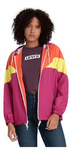 Chaqueta Mujer Rain Slicker Fucsia Levis