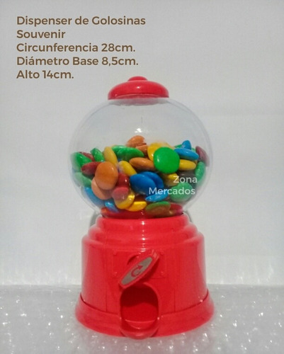 Dispenser De Golosinas Caramelera 14cm. X 15 Unidades.