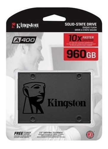 Disco Sólido Ssd Interno Kingston De 960gb Sata Iii 2.5   