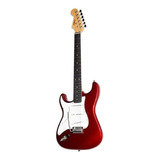 Guitarra Eléctrica Leonard Le365mrd Stratocaster Zurdo Red