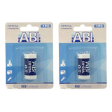 2pcs Bateria Pilha 3v Cr123a Photo Lacrado Original