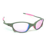 Óculos Double Xx Metal Lentes Clean Transparente Rosa Juliet