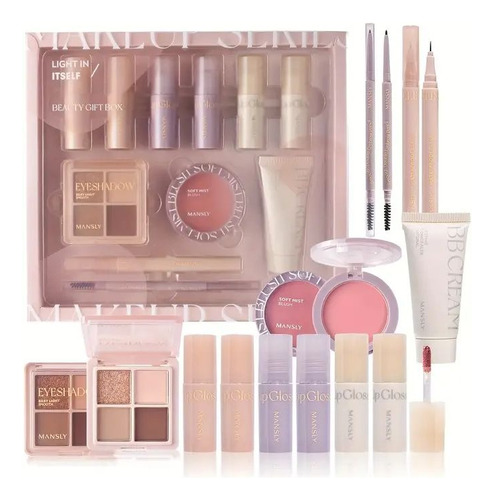 Set De Maquillaje Beauty Gift Box Estilo Coreano - Mansly
