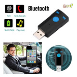 Receptor Bluetooth Auxiliar 3.5mm Con Botones Y Mic