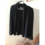 Saco Abierto Sweater Saquito Negro Mujer Marca Ver Talle M