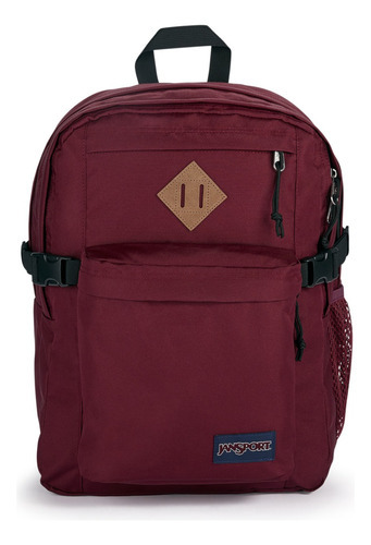 Mochila Jansport Main Campus Russet Red Diseño De La Tela Liso