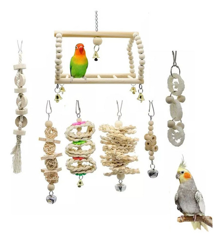 Brinquedos Para Papagaios E Saguis Encantamento De Pássaros,