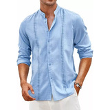 Playa De Guayabera Cubana Camisas Casual  Para Hombre