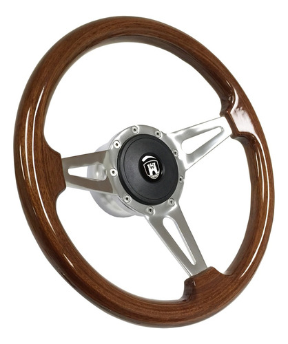 Volante Clásico Vw Beetle 74-86,jetta, 14''d De Madera Nogal