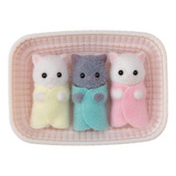 Sylvanian Families Trigémeos De Gatos Persa [u]