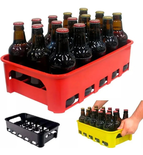 Garrafeira Engradado Cesto P 15 Garrafas De Cerveja 300ml 3x | MercadoLivre