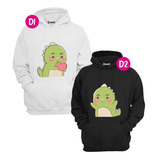 Sudadera Para Pareja / Amigos Dinosaurio #14