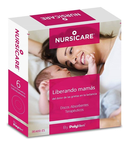 Aposito Para Grietas De Pezones Marca Nursicare By Polymem 