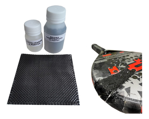 Kit Reparacion Fibra Carbono Paleta Padel Carbon Epoxi