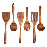 Cucharas De Madera Para Cocinar, Utensilios De Cocina De Mad