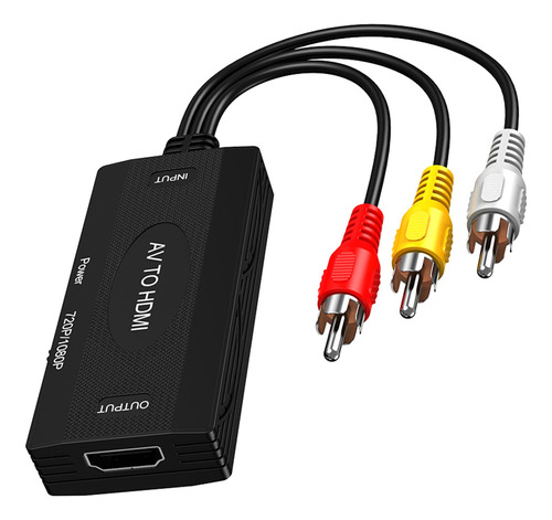 Adaptador Convertidor Rca A / A Rca Para Tv Pc Av A