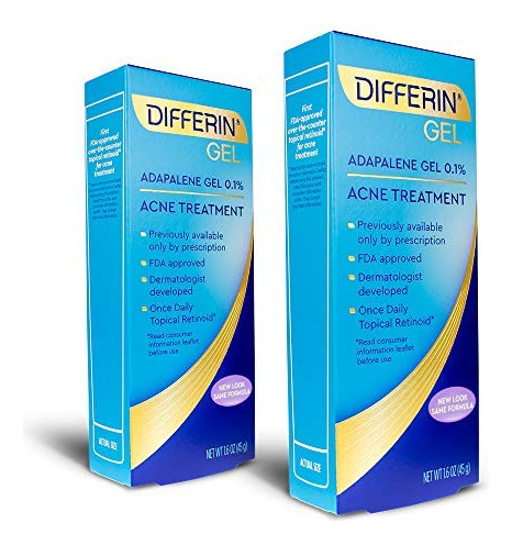 Differin Adapalene Gel 0.1% Para El Tratamiento Del Acné, 45