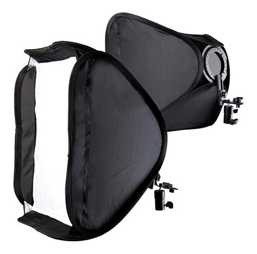 Un Softbox 60 X 60 Con Doble Tela Difusora + Rotula + Bolso