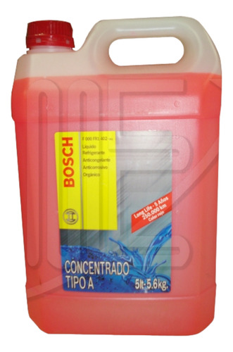 Liquido Refrigerante Bosch Rojo X 5 Litros
