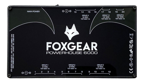 Multifuente P/ Pedales Foxgear Powerhouse 6000