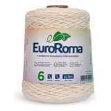 Barbante Euroroma 600g Fio Numero 6 Colorido Escolha Cores