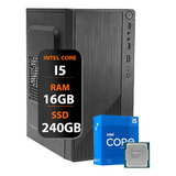 Pc Computador Intel Core I5 3°gera Ssd 240gb 16gb Ram
