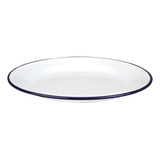 Plato Redondo De Peltre Blanco (24cm) Marca Ibili