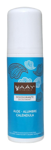 Naay Desodorante Alumbre Con Aloe Y Calendula 75 Ml