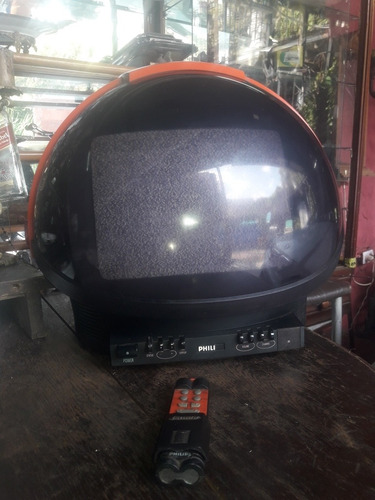 Retro Tv Phillips Discoverer 14  Space