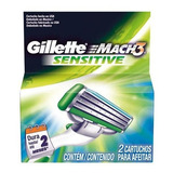 Repuestos Para Afeitar Gillette Mach3 Sensitive 2 u