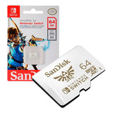 Sandisk Memoria Micro Sd 64gb 4k Nintendo Switch Oficial