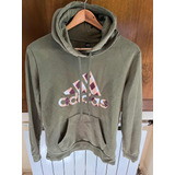 Buzo adidas Con Capucha Y Bolsillo Cangurito Mujer Talle L