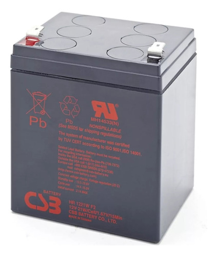 Batería Csb 12v 5.1 Ah Hr1221wf2 Cs3-apc-eaton