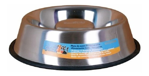 Plato Tazon Para Perro Slow Feed Alimentación Lenta Gde45oz.