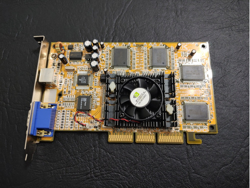 Placa De Video Teppro Geforce 2 Pro 64mb Testeada