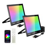 Afsemos Luz Led Rgb, 100 W Regulable Millones De Colores Cam