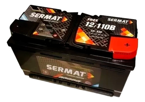 Batería Sermat 12x110b Sprinter Envíos A Todo El País