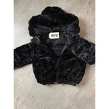 Campera Puffer Reversible Con Peluche, Importada , Mujer.