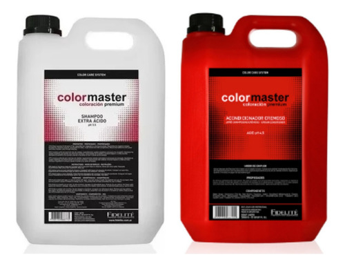 Fidelite Kit Shampoo + Acondicionador Colormaster X 5l 