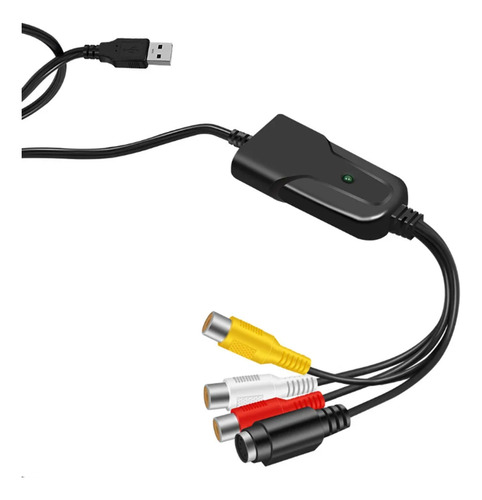 Tarjeta De Captura De Vídeo Usb 2.0 Av Rca Convertidor Digit