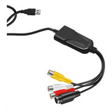 Tarjeta De Captura De Vídeo Usb 2.0 Av Rca Convertidor Digit