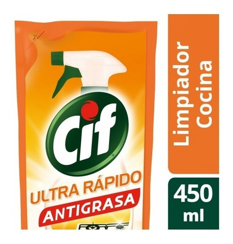 Limpiador Cif Antigrasa 450 Ml
