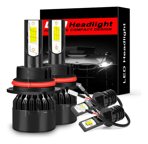 Kit Faros Luz Led H3 9007 14000lm Para Ford Haz Alta/baja