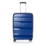 Mala De Viagem Spin Air Com Rodas Grande Azul Samsonite Lisa